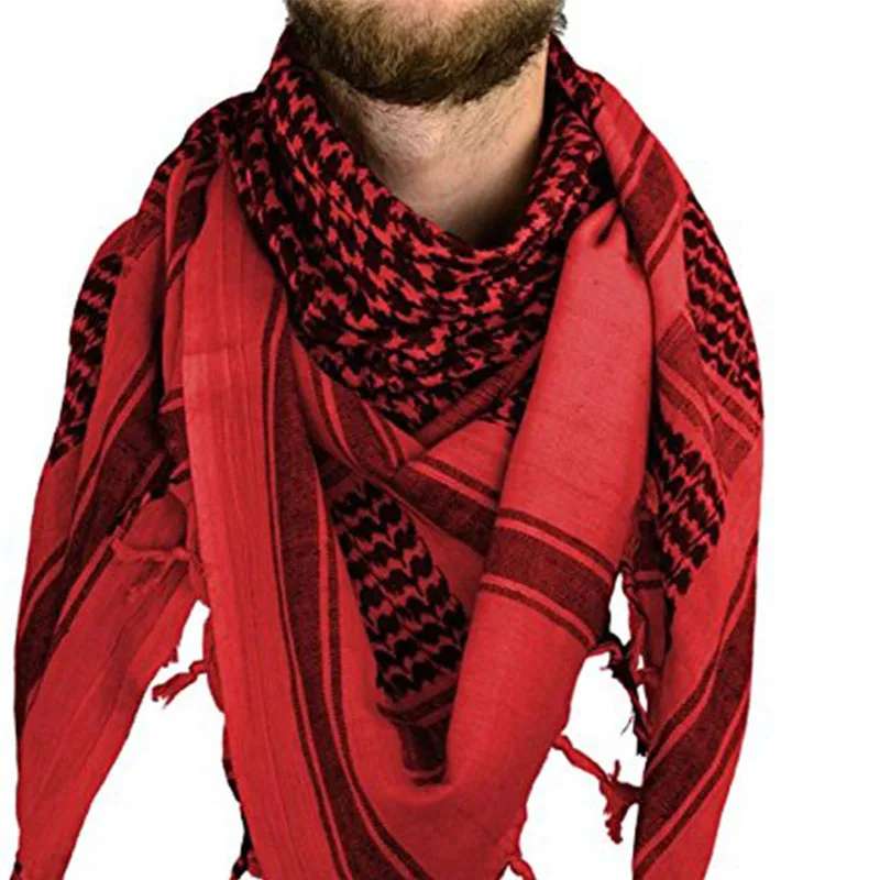 Arab Scarf Shemagh Tactical Balaclava Hiking Scarves Turban Head Wrap Neck Face Mask Outdoor Camping Equipment Headband Headwear (2)