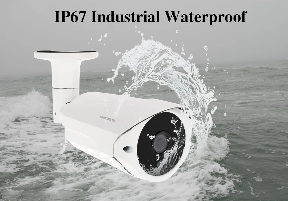  HKIXDISTE 4CH 5MP AHD DVR Kit CCTV Camera System 4PCS 5.0MP Security Camera IP66 Outdoor Video Surv - 32952078735