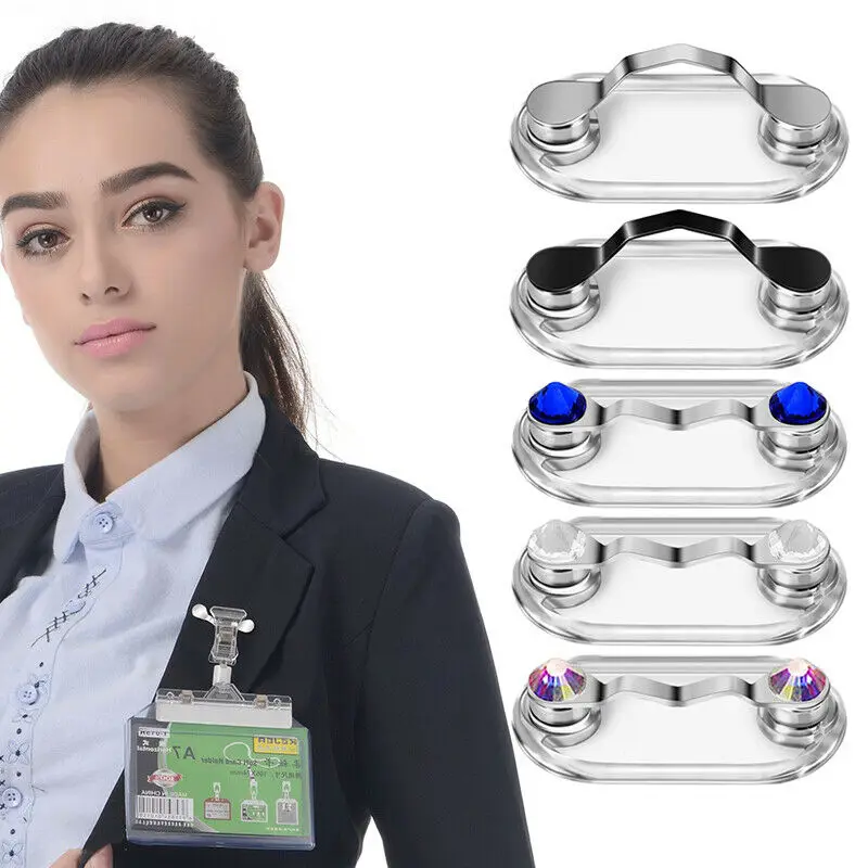 Magnetic Clothes Brooch Eyeglass Holder Earphone Pen Clip Sunglasses Glasses Decoration Gift cycling glasse Hold Storage