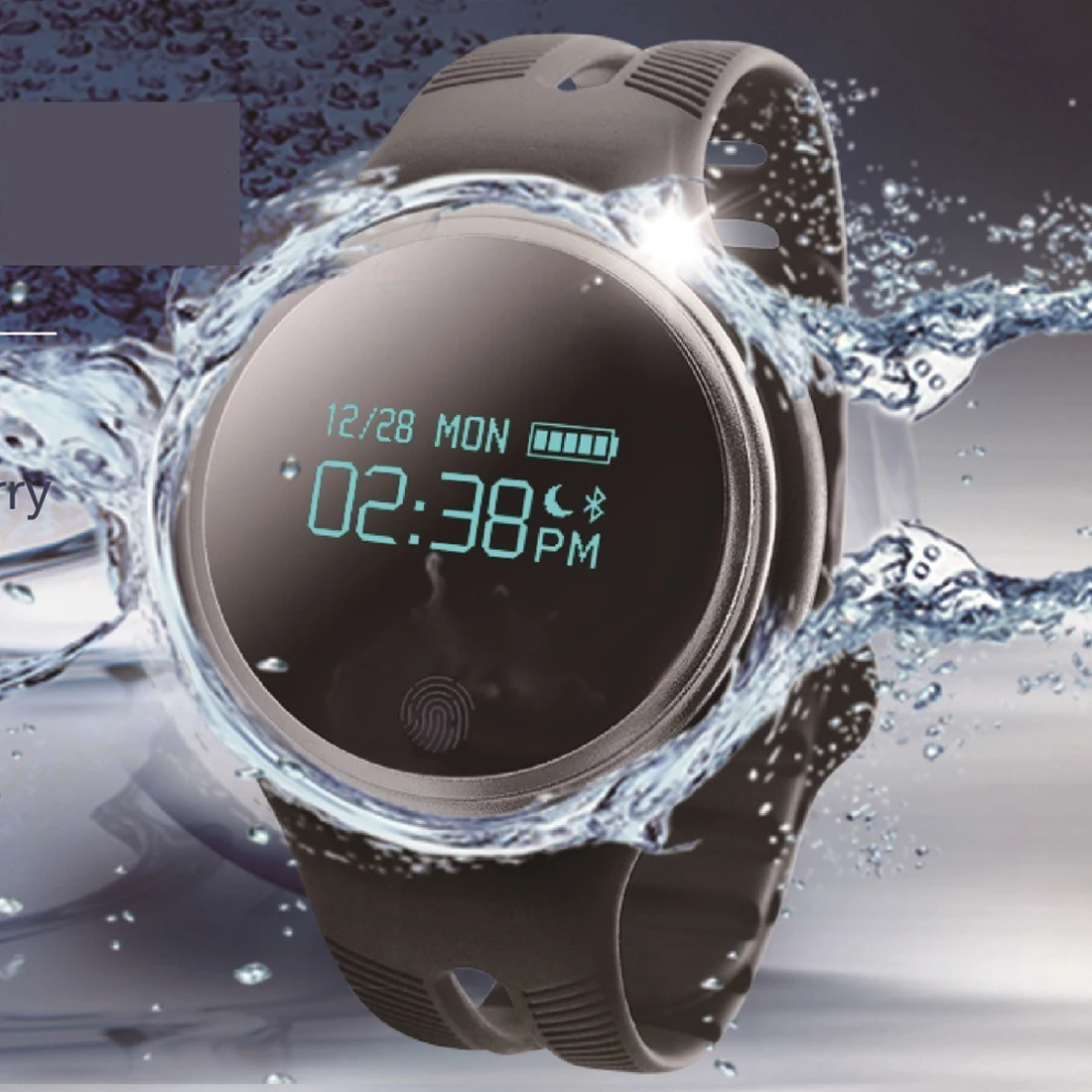 CONTECHIA K2 Bluetooth Smart Watch IP68 Водонепроницаемый красочные OLED Smartwatch крови Давление монитор сердечного ритма для iOS Android