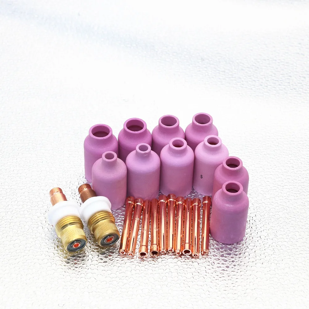 

TIG Argon Welding Air Water Cooled torches WP18 17 26 Ceramic Nozzle collet body gas lense insulator