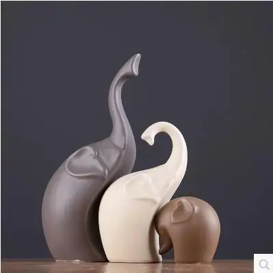 

Ceramic elephant, home decoration crafts, desktop trinkets
