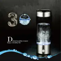 Hygrogen-rich Water Bottle 420ml Portable Hydrogen Water Generator high borosilicate glass Fast Electrolysis Hydrogen Maker