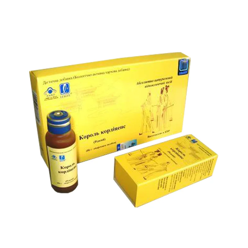 1 Pack = 4 Bottles King of Cordyceps Liquid 1 Pack = 4 Bottles King of Cordyceps Liquid