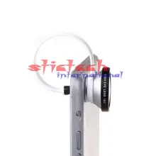 Dhl ИЛИ ems 100 штук Универсальный 180 градусов Рыбий глаз объектив клип аксессуары для iPhone4 4S 5 5S samsung S4 Note3 Nexus5 htc