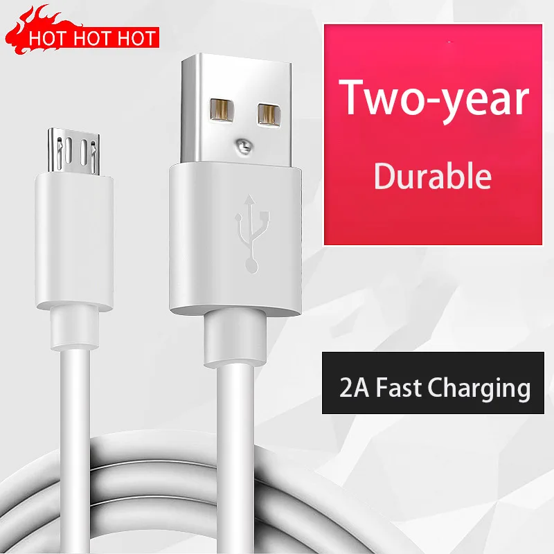 

1M Micro USB 2A Fast Mobile Charging Synchronized Data Line Android Mobile Cable For Samsung Xiaomi Huawei iPhone TYPE-C