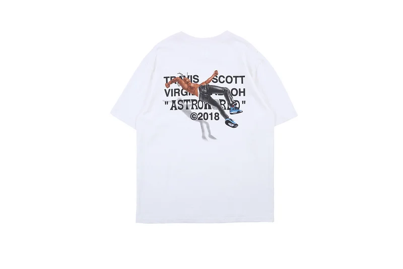 

2019 NEW TRAVIS SCOTT ASTROWORLD Staff Tour letter printing Men Short sleeve t shirt Clothes Hip Hop Top Sports Casual Tee