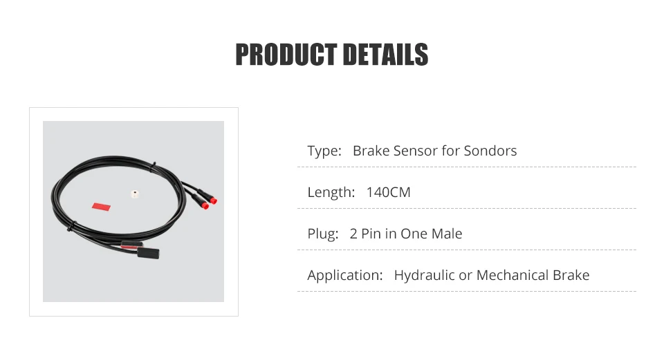Clearance e Bike Brake Sensor for Bafang Brake Sensor Power Cut Off Hydraulic for Bafang Gear Sensor Y Cable Electric Bicycle Motor 2