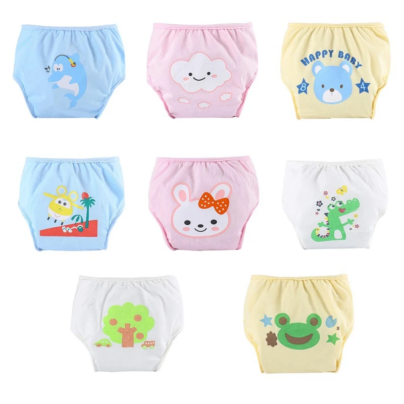 

Babys Infant Reusable Washable Cloth Diaper Kids Cartoon Nappy Cover Diapers