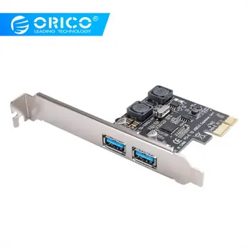 

ORICO 2 Port USB 3.0 PCI express Expansion Card USB 3.0 PCI-e PCIe Adapter For Desktop Computer win 10