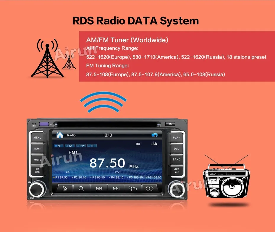 Top 2 DIN Car DVD GPS for Toyota Terios Old Corolla Camry Prado RAV4 Universal radio CD Radio Stereo Video In Car Multimedia Player 11