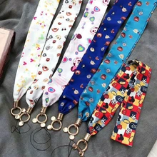 TJHSZKL мультфильм шаблон галстук талреп ключ сертификат тренажерный зал мобильный телефон с USB значок клип мультфильм DIY Шелковый шарф талреп