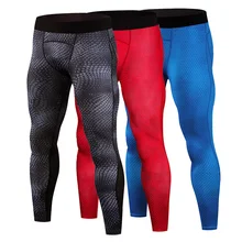 Компрессионные брюки мужские осенние и зимние облегающие штаны для бега спортивные штаны на резинке марафон быстросохнущие спортивные штаны для йоги