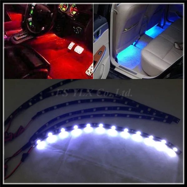 

Flexible Cut Switchback LED DRL strip 30cm 12SMD 5050 LED DRL bars LED Daytime Running Lights strips