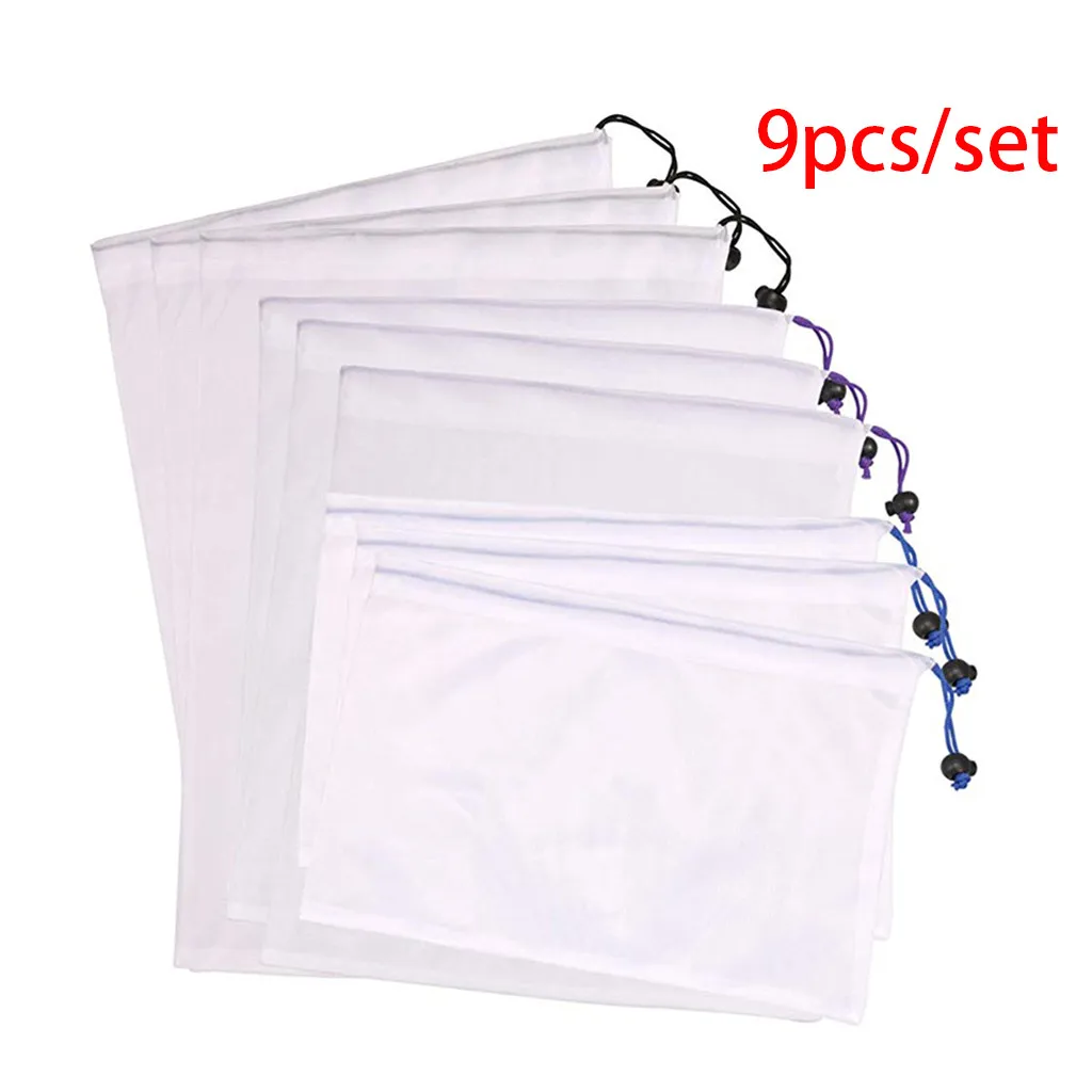B Luraka хранения BagReusableProduce BagsEco чистые хозяйственные сумки VegetableFruitToysStorage 19Apr3 DropShippingStorage Органайзер - Цвет: B