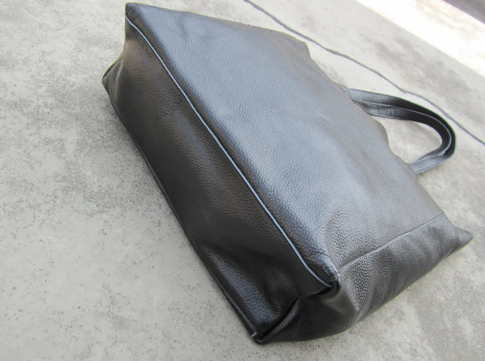 AETOO HRetro handmade original large capacity first layer cowhide shopping bag handbag shoulder bag leather handbags big bag str