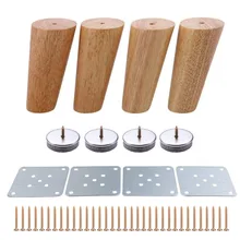 4 шт 120 мм Высота деревянные ножки для мебели косой конический надежный диван стол ноги диване комод кресло ноги дуба дерево больше подарков