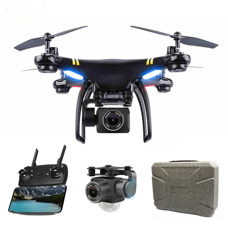 Дрон GW168 2020 GPS Дроны с HD камерой Wi Fi FPV удержанием высоты следуй за мной RC камера