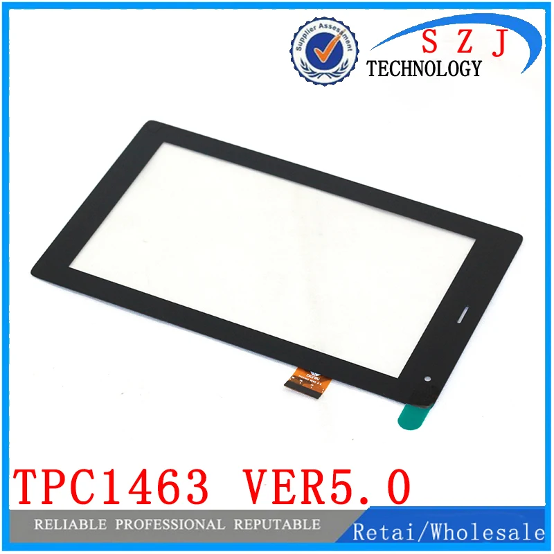 

New 7" inch Tablet pc TPC1463 ver5.0 Outer Touch screen panel Glass Sensor replacement Free Shipping 2pcs/lot black