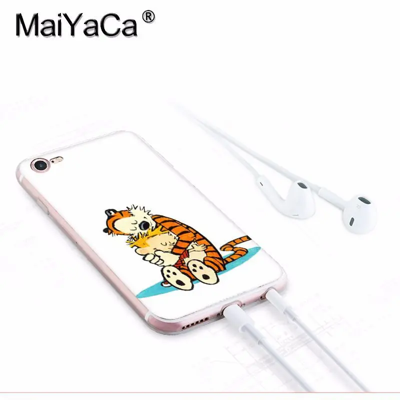 MaiYaCa полный Кельвин и хобб Новое поступление Модный чехол для телефона для iphone 11 pro 8 7 66S Plus X 5S SE XS XR XS MAX - Цвет: 6