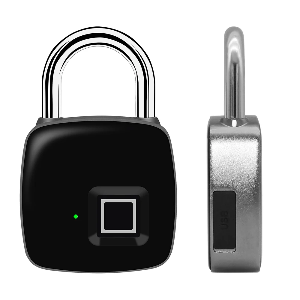 

Smart Fingerprint Padlock P3 Fingerprint Lock IP66 Waterproof Keyless Anti-theft Padlock Suitcase Bag Luggage Lock + Fast Ship