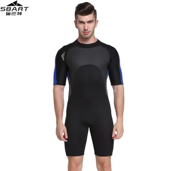 

SBART 2mm Neoprene Surf Wetsuit Men For Swimming Scuba Diving Equipment One-Piece Spearfishing Sailing Wet Suits Men Mergulho