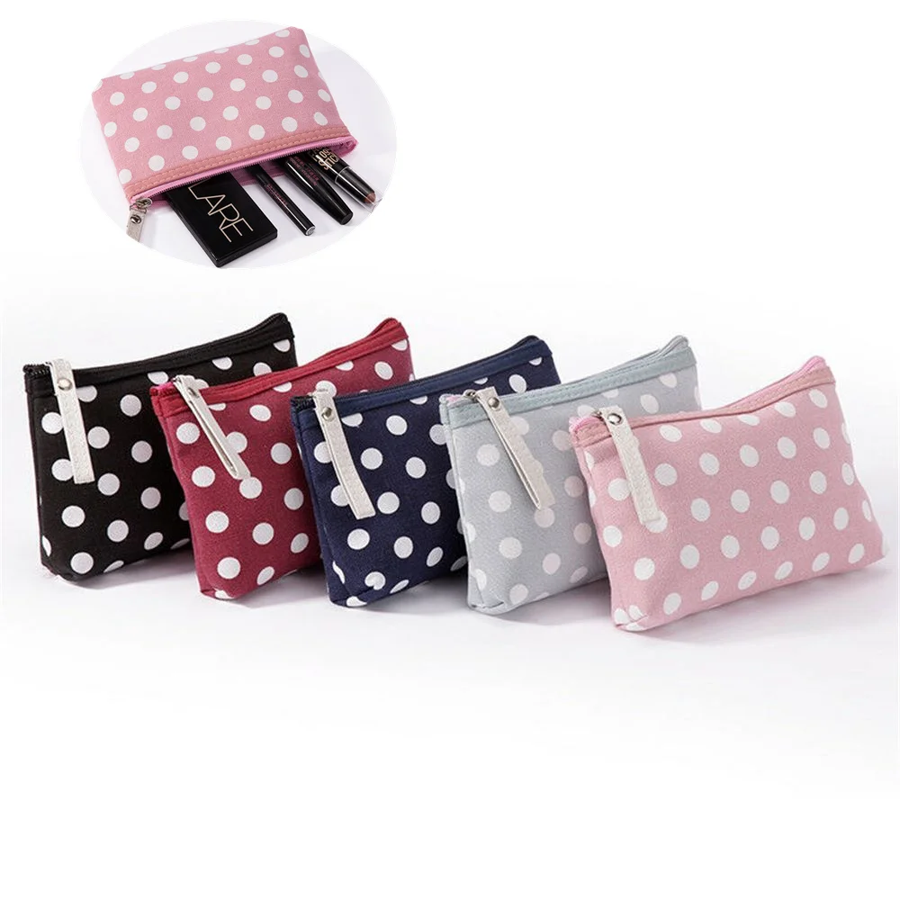 

Fashion Round Point Zipper Makeup Bags Woman Travel Cosmetic Case Pouch Toiletry Wash Purse Organizer Free Shipping