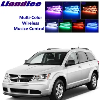 

LiandLee Car Glow Interior Floor Decorative Seats Accent Ambient Neon light For Dodge Journey 2008~2019