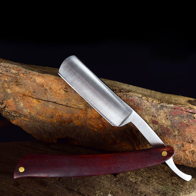 

Barber Tools Straight Razor Men Hair Removal Tools for Facial Hair Eyebrow Beard Remover Vintage Old Shaving Knife Stainless