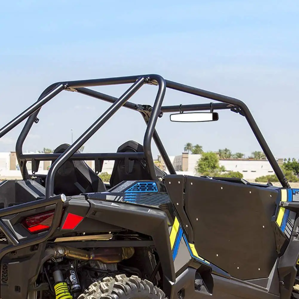 KEMiMOTO UTV зеркало заднего вида 2 "зажим для Can Am Commander Maverick 800 1000 для POLARIS RZR XP 900 Ranger широкое гоночное зеркало