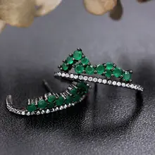 Подвески Корона Серьги для Для женщин камней природы цирконий, ювелирные Elegantes Женская мода серьги невесты Аксессуары