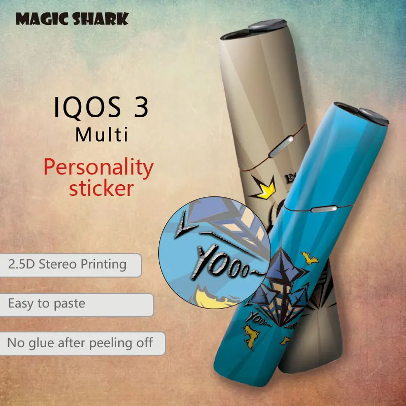 Защитная пленка Magic Shark Tombstone Zombie Ghost клейкая для IQOS 3 многослойный Чехол из ПВХ