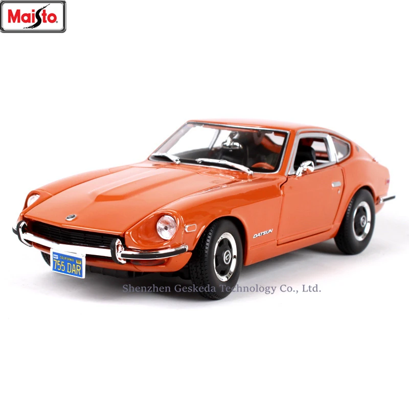 Maisto 1:18 1971 Datsun 240Z классический автомобиль сплав Ретро модель автомобиля украшение для дома|Наземный