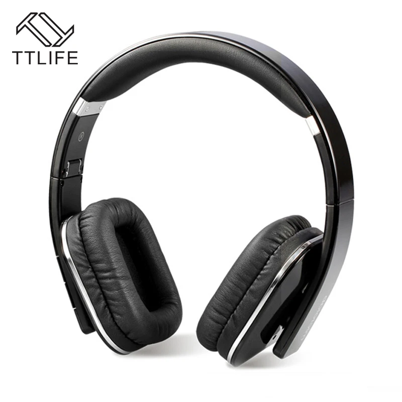 

TTLIFE Bluetooth V4.0 Stereo Earphone over ear Wireless Hands-free Headphones Support Multi-point Connection Headsets for Phones