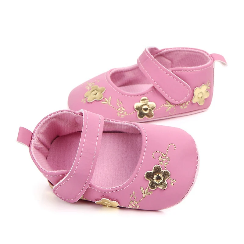 

Newborn Toddler First Walkers Shoes Girl singal Crib Shoes Soft Sole Prewalker Anti-slip Baby Shoes 0-12M