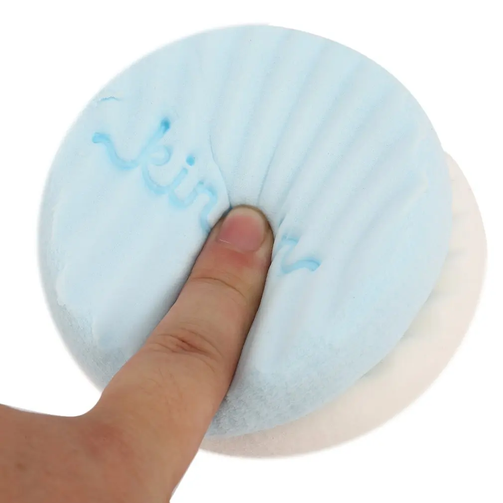 2 шт., круглая форма, Удобная губка для чистки лица, очищающая губка для макияжа лица, мягкие подушечки, инструмент для ухода за косметикой