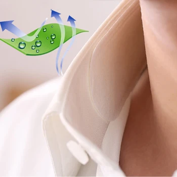 

12pcs Anti Perspiration Pads Summer Dress Collar Sweat Pads Women Men Armpit Sweat Pads Underarm Deodorants Stickers Disposable