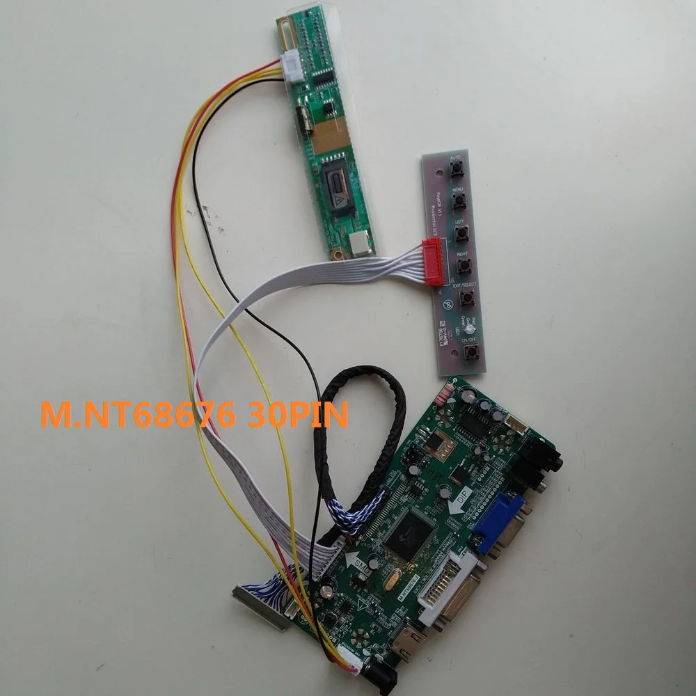 Комплект для LP156WH1-TLB1 30pin 15," плата контроллера VGA сигнала 1 лампы LVDS 1366X768 драйвер экрана дисплей Панель DVI HDMI