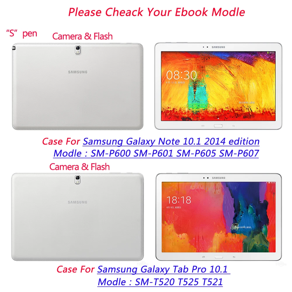 Для samsung Galaxy Note 10,1 издание P600 P601 P605 P607 вкладка Pro T520 T525 планшет смарт-чехол из полиуретановой кожи Чехол ручка+ защитная пленка на экран