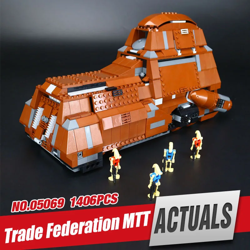 

Lepin 05069 Star Series The Federation Transportation Tank Set MTT Building Blocks Bricks Legoing Wars Toy 7662 Christmas Gift