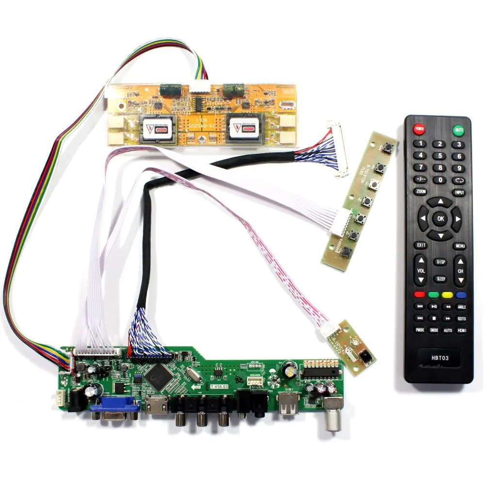 Тв H DMI VGA AV USB аудио Плата ЖК контроллера для 17 &quot19&quot M170EG01 M170EG02 LM190E08 M190E5 G190EG01 1280x1024