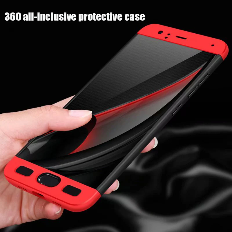 

3-in-1 Protect Case 360 ​​anti-drop Cover For Xiaomi Redmi Mi 9T pro 8 9 SE Max 2 Mix 2 Max 3 Mi Play 8 Lite POCO F1 5 6 A2 Case
