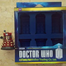 20 шт./лот Доктор Кто лоток для льда силикона дети Игрушечные лошадки выпечки Плесень Ролевые игры игрушки с коробкой Christimas подарок