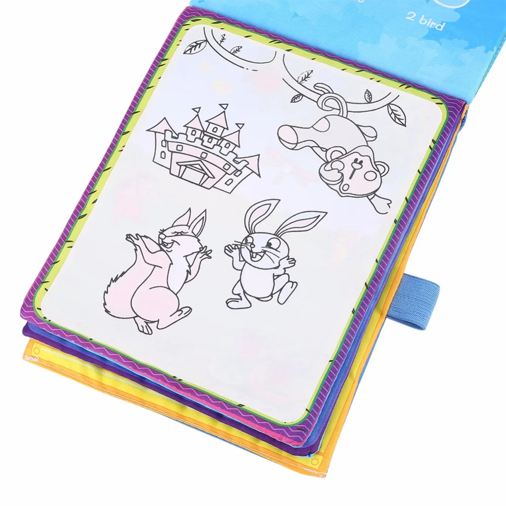Новые книги для рисования водой с 2 волшебная ручка для рисования водой раскраски для детей каракули коврик развивающие обучающие игрушки для детей