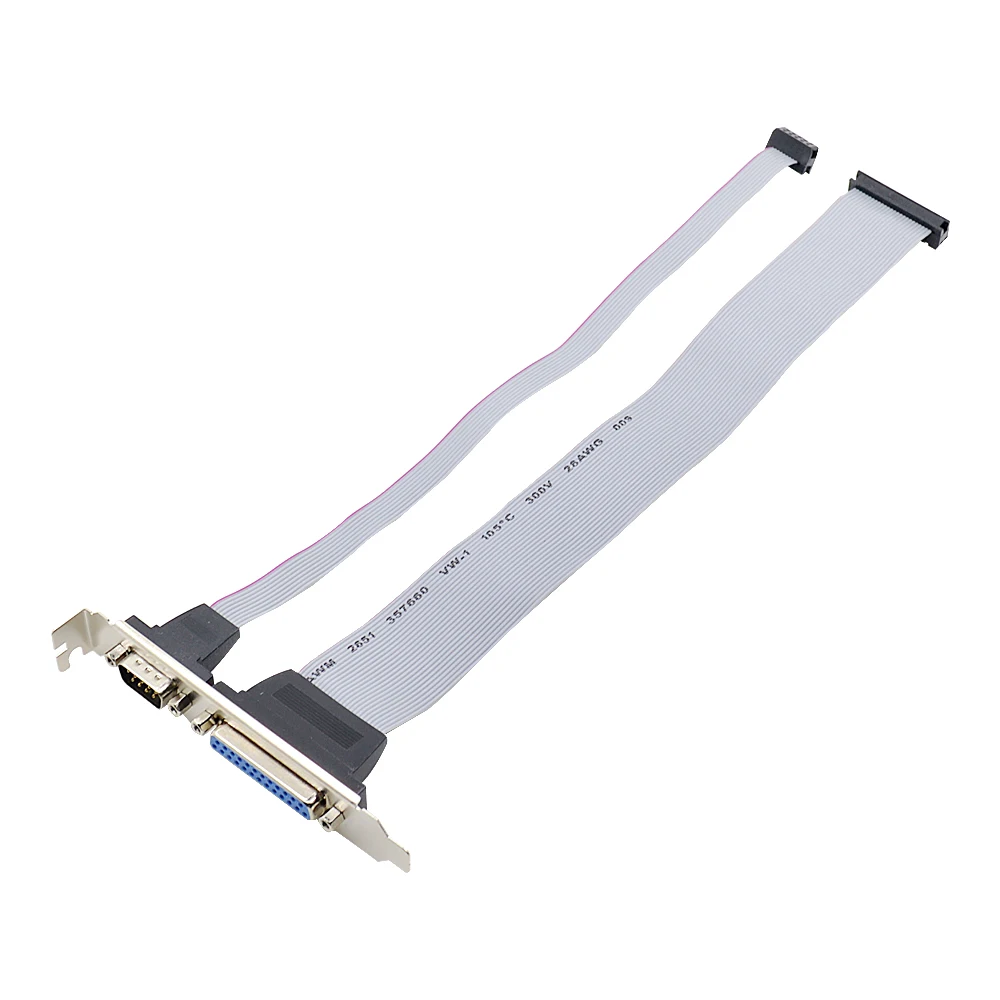 Для PCI слот заголовок серийный DB9 булавки с параллельными DB25 штырькового шнура 28 5