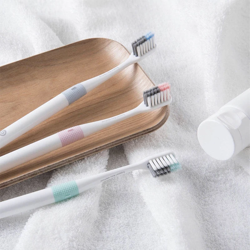 

Original Xiaomi Doctor B Toothbrush Bass Method Sandwish-bedded Brush Wire 4 Colors Toothbrush free ship