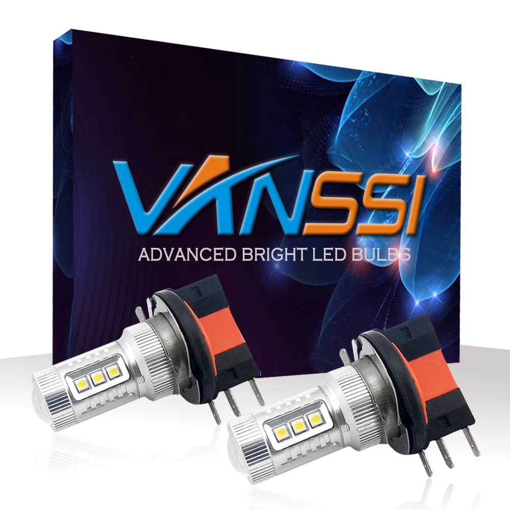 Prix pour 2 PCS 6000 K Xenon Blanc H15 LED ampoules Pour Auto Feux diurnes à LED DC12-24V Prix pour 2 PCS 6000 K Xenon Blanc H15 LED ampoules Pour Auto Feux diurnes à LED DC12-24V