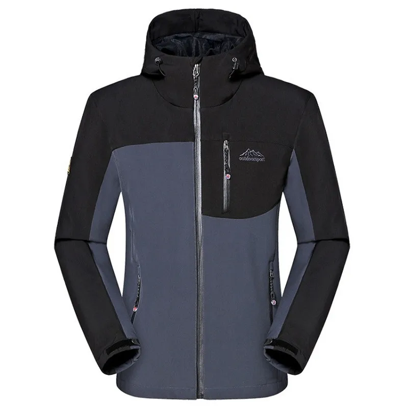 الرجال خريف شتاء سوفتشيل aufdiazy outdoor الستر ذكر معاطف للماء التخييم الرحلات والمشي يندبروف دافئ الملابس JM071