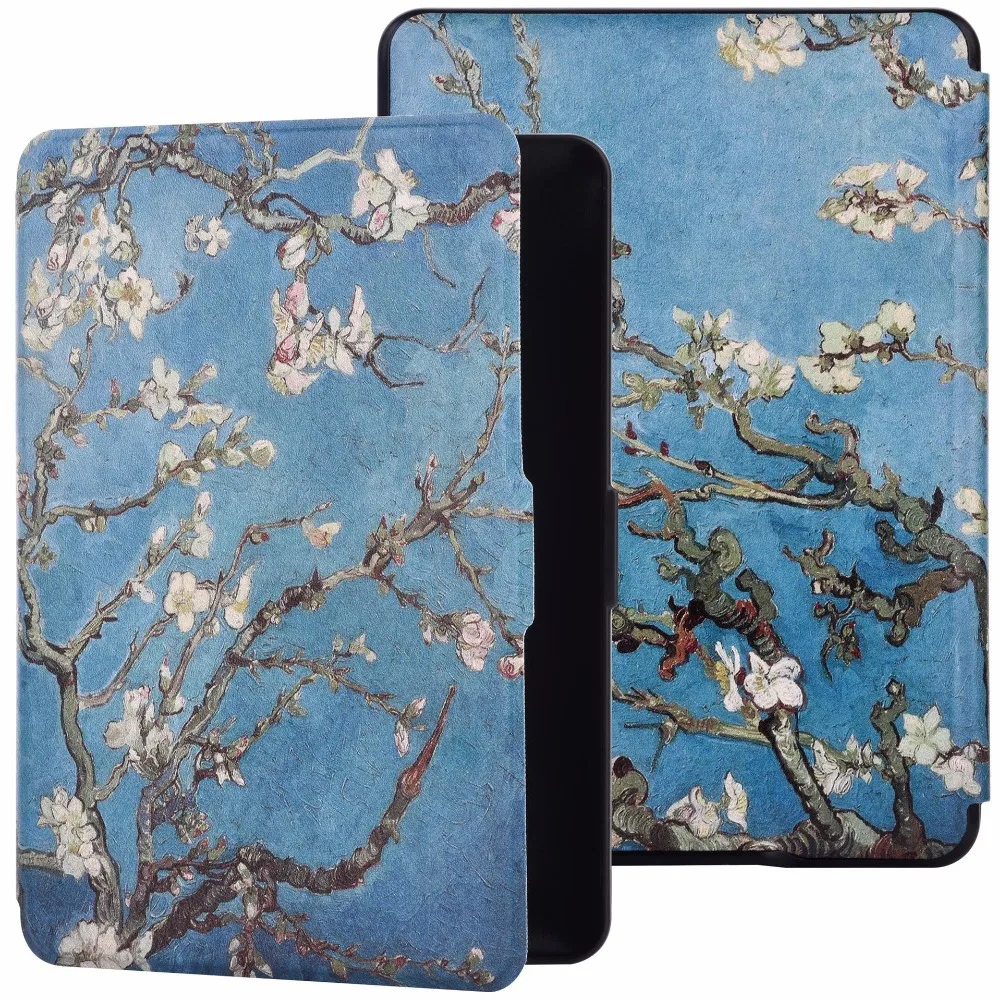 

Smart E-book Cover Case Auto Wake Up Sleep PU Leather Smart Cover For Amazon Kindle Paperwhite 1 2 3