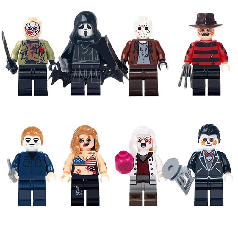 

4pcs/Set Super Heroes Zombie World The Walking Dead Series Building Blocks Model Bricks Compatible LegoINGlys Toys for Children